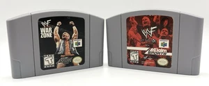 WWF Attitude + WWF WarZone 2-Game Wrestling Bundle (Nintendo 64 | N64) - Probado - Imagen 1 de 11