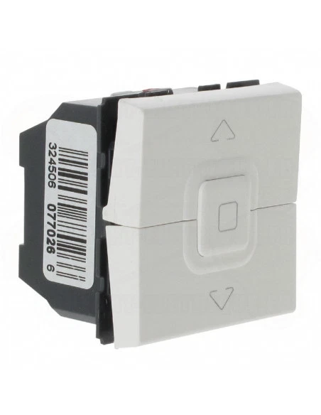 Interrupteur de volets roulants 500W maximum Mosaic 2 modules blanc LEGRAND 0770 - Photo 1/1