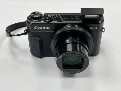 Canon PowerShot G7 X Mark II 20.1 MP Digital Camera - Black - Image 1 of 4