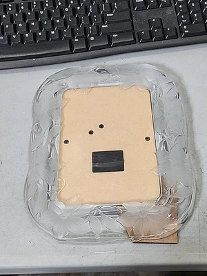 Marco de fotos de exhibición de fotos de 5x7" con firmas cristalinas pesado 8x10" Japón Foto 1 de 4