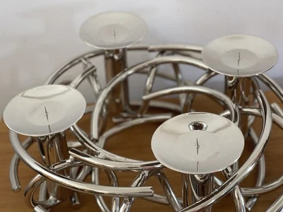 ❤️ FINK CORONA Luxus Adventskranz Dekokranz Kranz Metall 40cm NP € 399 NEU ❤️ - Bild 1 von 4