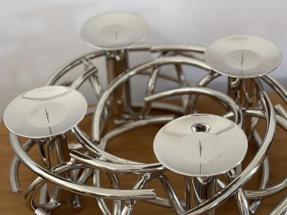 ❤️ FINK CORONA Luxus Adventskranz Dekokranz Kranz Metall 40cm NP € 399 NEU ❤️ - Bild 1 von 4