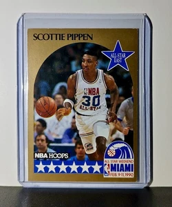 Tarjeta Scottie Pippen 1990 NBA Hoops NBA #9 Chicago Bulls - Imagen 1 de 2
