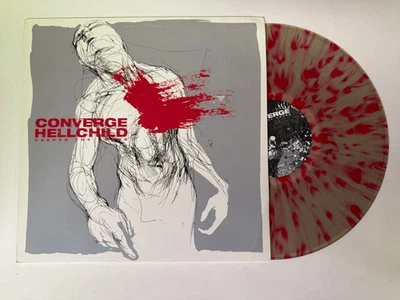 CONVERGE HELLCHILD DEEPER WOUND GREY/RED SPLATTER RECORD HARDCORE 2001 LTD 1800 - Image 1 of 2