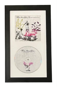 Adam Gontier signed handsigniert Three Days Grace Life Starts Now gerahmte CD - Bild 1 von 2
