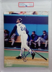 Ken Griffey Jr Signed 8x10 Slabbed Photo Autograph PSA/DNA 10 Gem Mint Auto - Picture 1 of 3