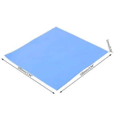 Thermal Pad 100x100x1mm Thermal Conductivity Non Conductive Heat Resistance - Image 1 of 4