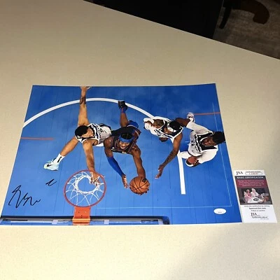 SHAI GILGEOUS-ALEXANDER signed autographed 16X20 PHOTO OKC THUNDER NBA JSA COA - Image 1 of 2
