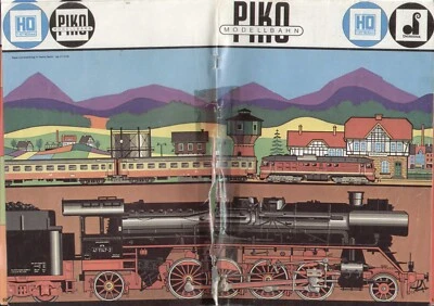 catalog PIKO model railway 1975 HO 1/87 16.5 mm DEMUSA GDR + price SVkr D bb - Image 1 of 4