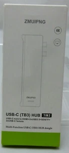 ZMUIPNG Multifunzione USB-C (TB3) HUB 7in2 Dongle per Mac ZM1818 NUOVO - Foto 1 di 2