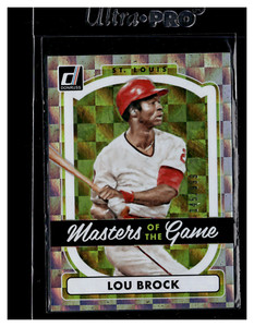 2017 Donruss Masters of the Game #MG-4 Lou Brock  SN999