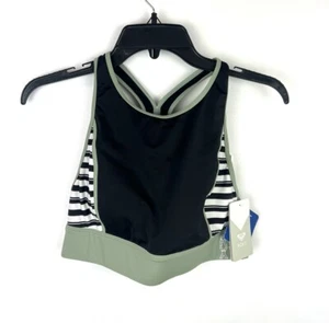 Roxy Women’s Activewear Very Cropped Top Size L, Padded - Picture 1 of 3