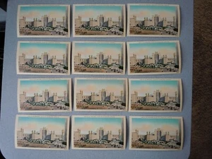 1939 GGIE SAN FRANCISCO LINEN POSTCARD Court Of The Hemispheres Lot of 12 - Picture 1 of 3
