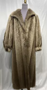 long hair beaver coat blonde (34120) - Picture 1 of 3