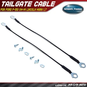 2x Driver & Passenger Tailgate Support Cable for Ford F150 04-14 Lincoln Mark LT - Picture 1 of 9