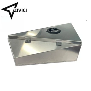 Double 970x 210x 400mm Aluminium Ute Tapered Under Tray Storage Tool Boxes - Picture 1 of 6