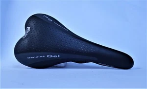 New bike sadlle selle italia genuine gel initiale black racing mtb - Imagen 1 de 9