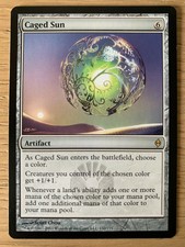 Magic-Caged Sun/New Phyrexia-MTG ENG Near Mint