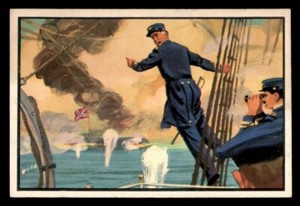 1954 Bowman U.S. Navy Victories #14 Full Speed Ahead NM