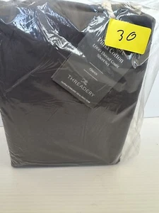 Threadery, 1000-Thread-Count Pima Cotton Queen Sheet Set Eiffel Tower Dark Gray - Picture 1 of 5