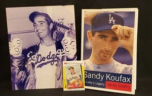 SANDY KOUFAX HOF SIGNIERT 2008 BASEBALLKARTE JSA/COA PLUS KOSTENLOSES BUCH UND FOTO - Bild 1 von 6