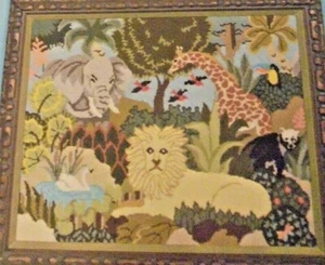 "SHARIANE'S PEACEFUL JUNGLE" Cross Stitch/Needlepoint Chart-2 Jungle Charts-Nice - Picture 1 of 3