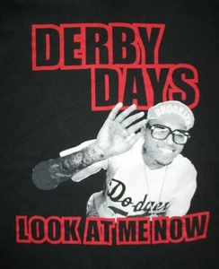 MICHAEL JORDAN No. 23 "Derby Days Look at Me Now" SPIKE LEE (SM) T-Shirt DODGERS - Picture 1 of 2