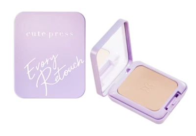 Cute Press Evory Retouch Oil Control Foundation Powder SPF30 PA+++ 12g. B1 - Image 1 of 4