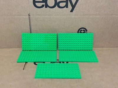 Peças LEGO - Placa verde brilhante 8x16 - Nº 92438 - Quantidade 5 - Imagem 1 de 2