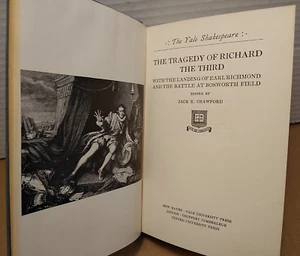 The Yale Shakespeare - Richard the Third - 1957 - Vintage Collector's Ed HC - Picture 1 of 8