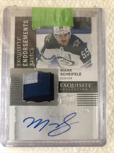 2018-19 Exquisite Endorsements Relics ER-MS Mark Scheifele Winnipeg Jets 04/25 - Bild 1 von 2