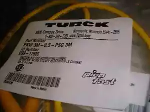 Turck Euro/Pico Extension cord Sets PKW3M-0.5-PSG3M ID# U99-17500 (27564-BPR6) - Picture 1 of 1