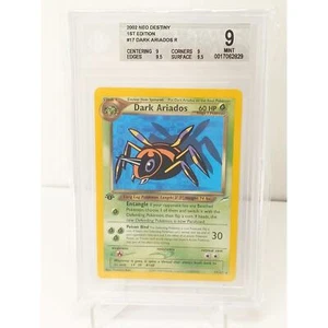 Dark Ariados BGS 9 [1st Edition] #17/105 Pokemon Neo Destiny 2002 - Picture 1 of 2