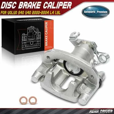 Pinza de freno trasera izquierda del lado del conductor 1 pieza con soporte para Volvo S40 V40 2000-2004 Foto 1 de 4