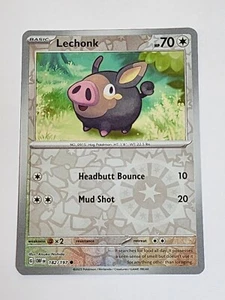 Lechonk - 182/197 - Reverse Holo Common - Obsidian Flames - Pokemon - NM/M - Imagen 1 de 1
