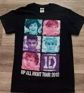 LIMITED! 2012 One Direction Up All Night Tour Cotton Black Unisex T-shirt S-5XL - Picture 1 of 6