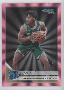 2019-20 Panini Donruss Rated Holo Pink Laser /50 Carsen Edwards #231 Rookie RC
