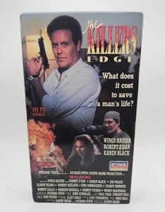 The Killer's Edge 1991 VHS Videotape PM Home Video Robert Z’Dar Wings Hauser VG - Picture 1 of 4