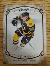 2015-16 Upper Deck Champ's Gold Variant Front #8 Brad Marchand
