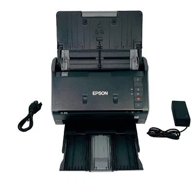 Epson WorkForce ES-400 J381A Duplex Desktop Color Document Scanner w/AC Adapter - Image 1 of 4