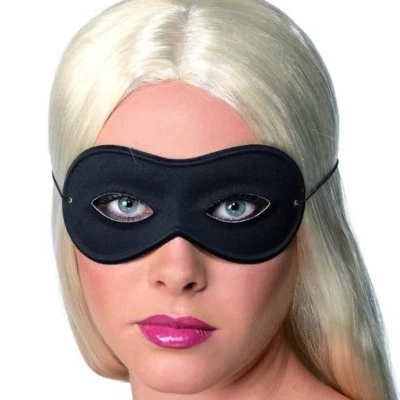 Fancy Dress Farfalla Eyemask Burglar Convict Bandit Black by Smiffys - Image 1 of 2
