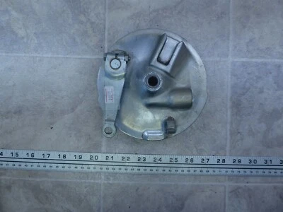 Yamaha SR185 Exciter Y100-1 1981) placa de freno delantera buje tambor Foto 1 de 4