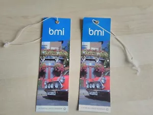BMI airline cabin luggage tag. VERY COLLECTABLE - Picture 1 of 2