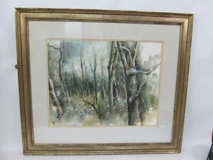 Framed Watercolor Painting by Katherine Chang Liu - Picture 1 of 4