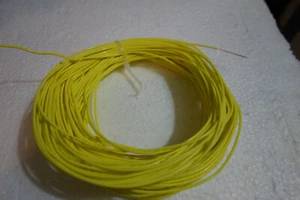 100 Ft 20 Awg Mil Spec M22759/11 Stranded Yellow 600V Silver Plated Teflon Wire - Picture 1 of 4