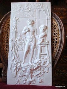 Stucco - Stuck - Relief Medaillon 101-323 " Bildhauer " Künstler - Bild 1 von 1