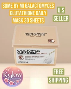 SOME BY MI GALACTOMYCES GLUTATHIONE DAILY MASK 30 Sheets Authentic & U.S. Seller - Picture 1 of 6