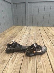 Size 10 - Nike Off-White x Zoom Fly SP Black - Picture 1 of 8