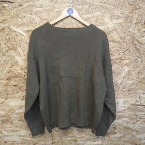 Filson Khaki 100% Virgin Wool 702 Crew Neck Jumper Weekender Sweater USA Large - Picture 1 of 7