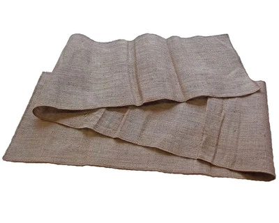Tablecloth Runner Burlap Natural 14 X 72 Inch By Broward Linens - Image 1 of 2